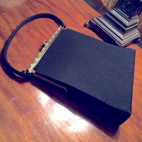Lewis Antelle Handbags - Lewis Antelle Pure virgin wool & cashmere vintage bag Wednesday Vibe 50’s